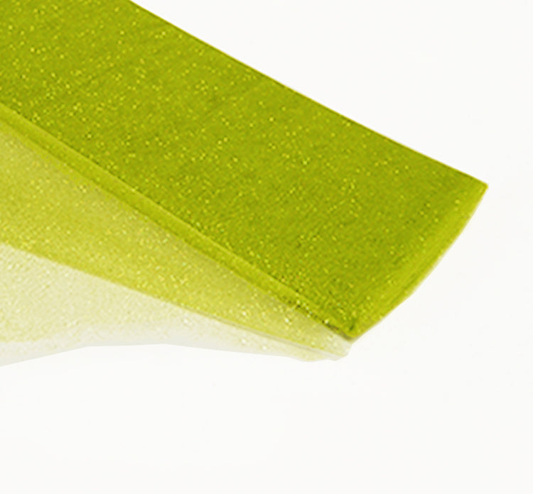 apple green 54" x 10 Yards (30 ft) Glitter Fabric Tulle Bolt