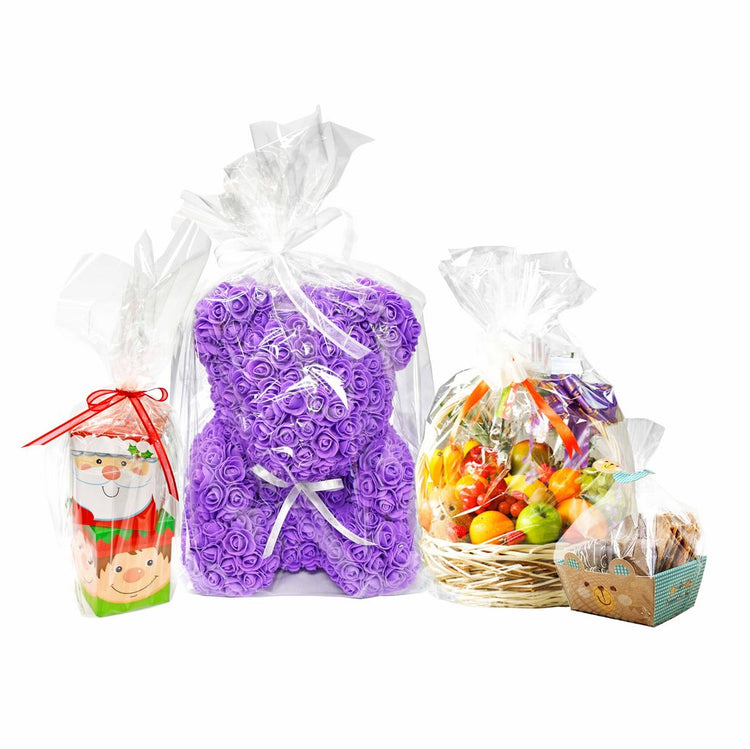 Clear Cellophane Wrap for craft and presents 