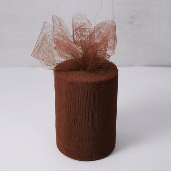 brown Tulle Fabric Roll
