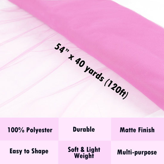 light pink tulle Fabric Tulle Bolt