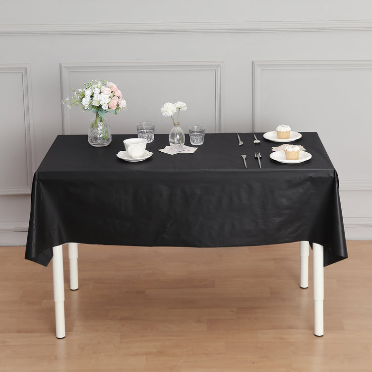 54" x 300ft Plastic Table Cover Roll with Cutter included