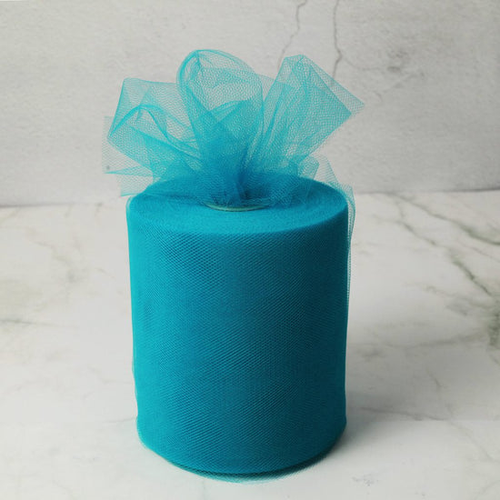 turquoise Tulle Fabric Roll