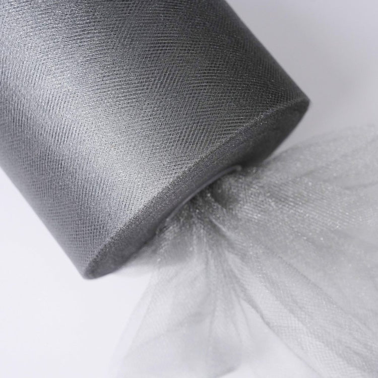 Tulle Fabric Roll 6" by 200 Yards (600 ft) Fabric Tulle Spool for DIY Tutu Bow, Wedding and Decoration. Value Pack.