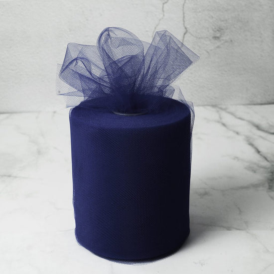 navy blue Tulle Fabric Roll
