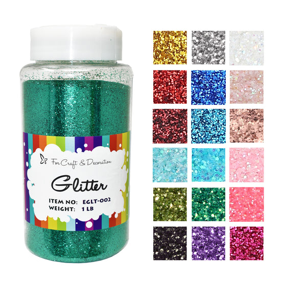 fine emerald green glitter