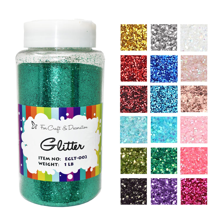 fine emerald green glitter