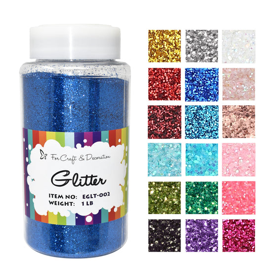fine royal blue glitter