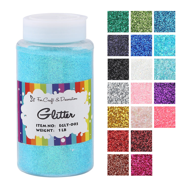 ultra fine light blue glitter