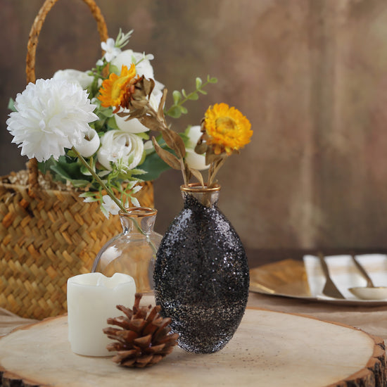 black glitter