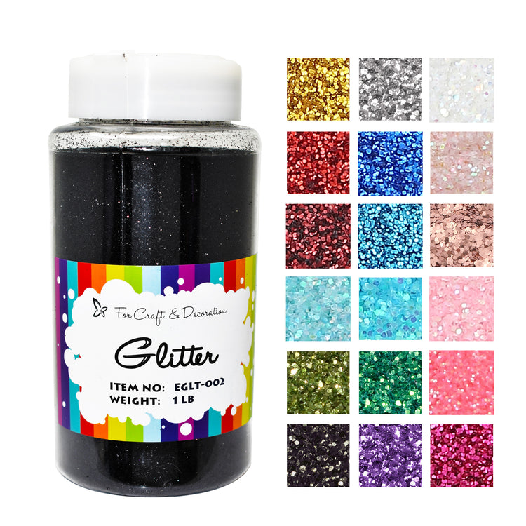 fine black glitter