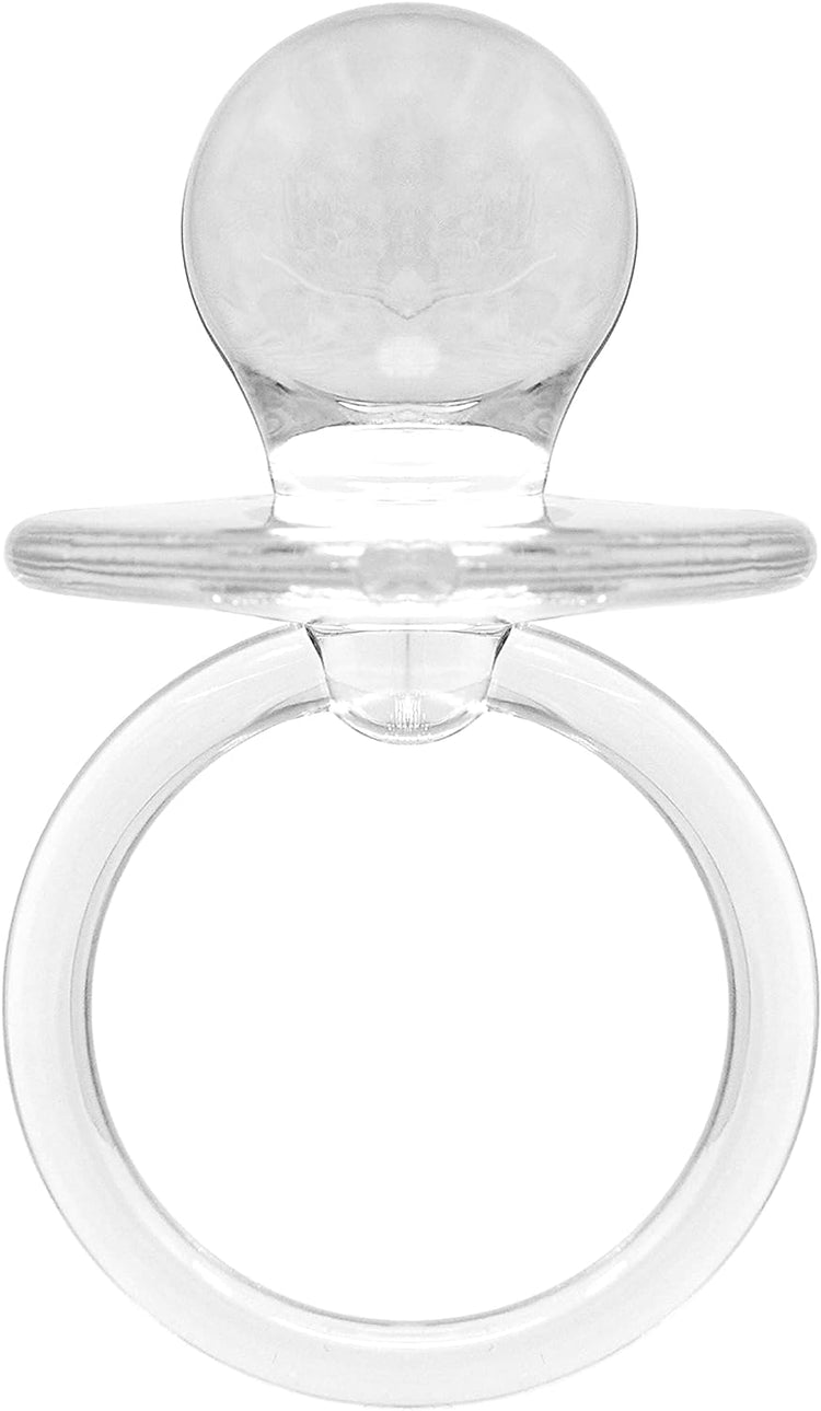 clear baby pacifier for baby showers