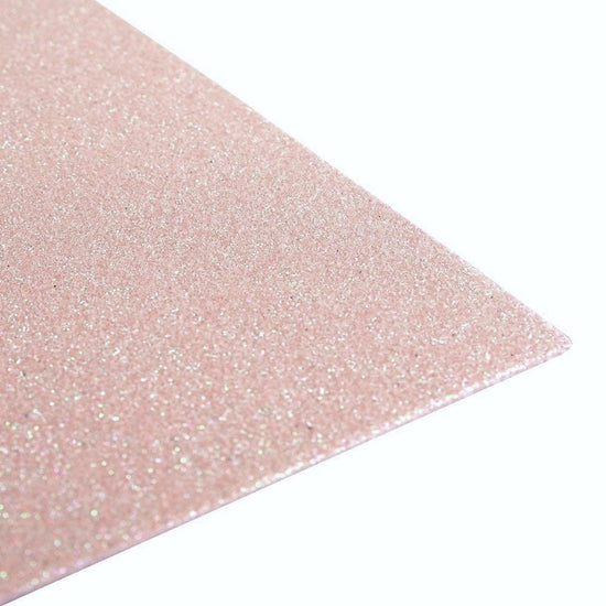 blush glitter DIY Craft Foam Sheets