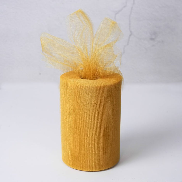 gold Tulle Fabric Roll