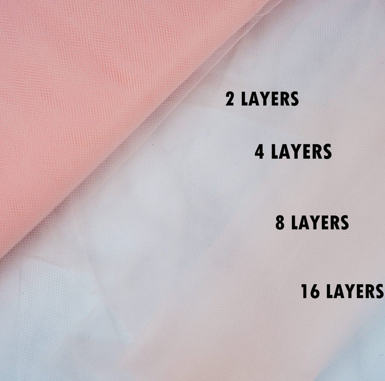 blush tulle Fabric Tulle Bolt