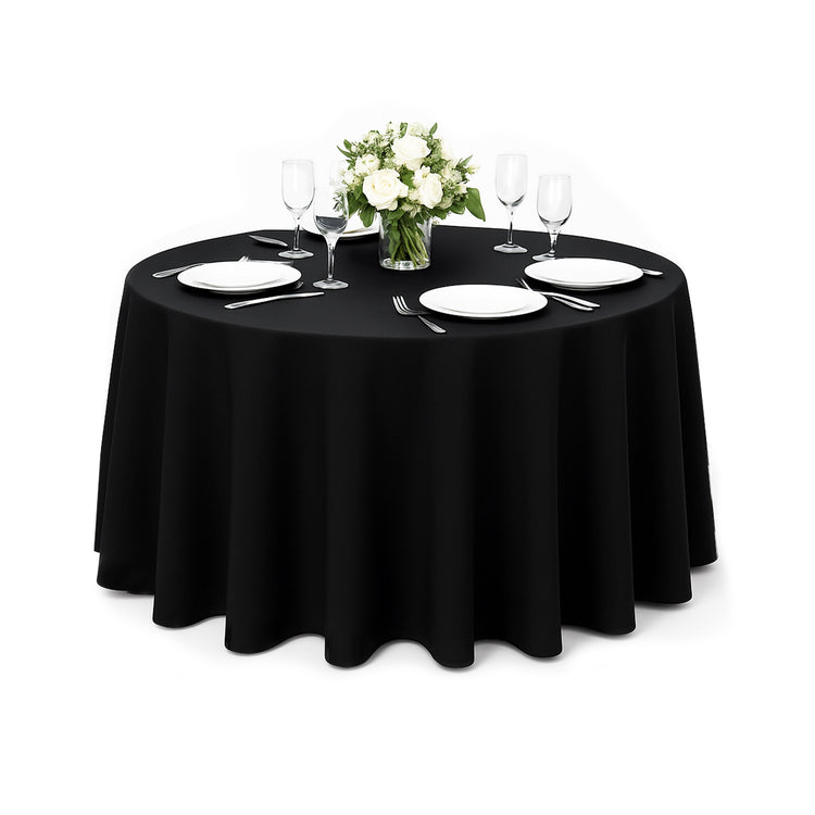 10pcs Premium Round Polyester Table Cloth