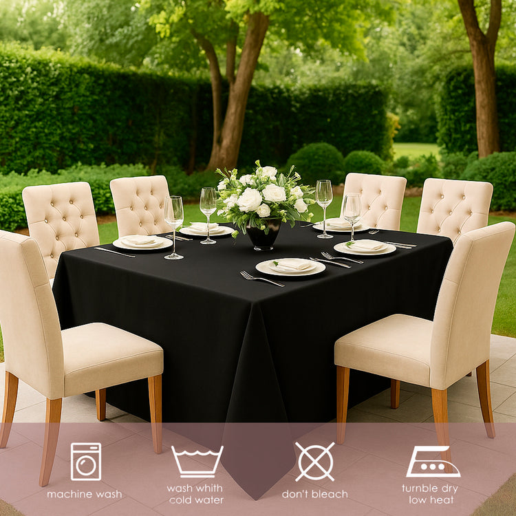 10pcs Premium Rectangluar Polyester Table Cloth