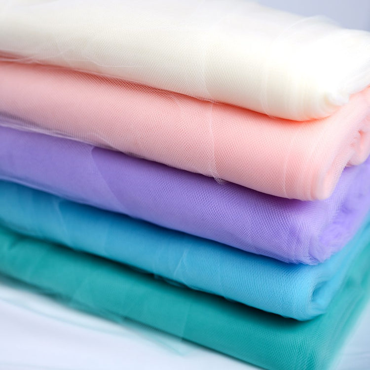 Tulle Fabric Roll 6" by 200 Yards (600 ft) Fabric Tulle Spool for DIY Tutu Bow, Wedding and Decoration. Value Pack.
