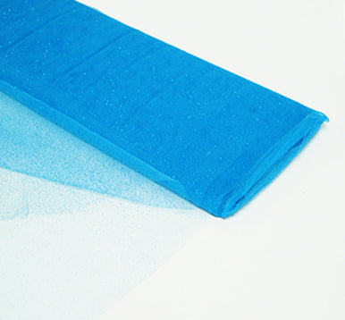 turquoise 54" x 10 Yards (30 ft) Glitter Fabric Tulle Bolt