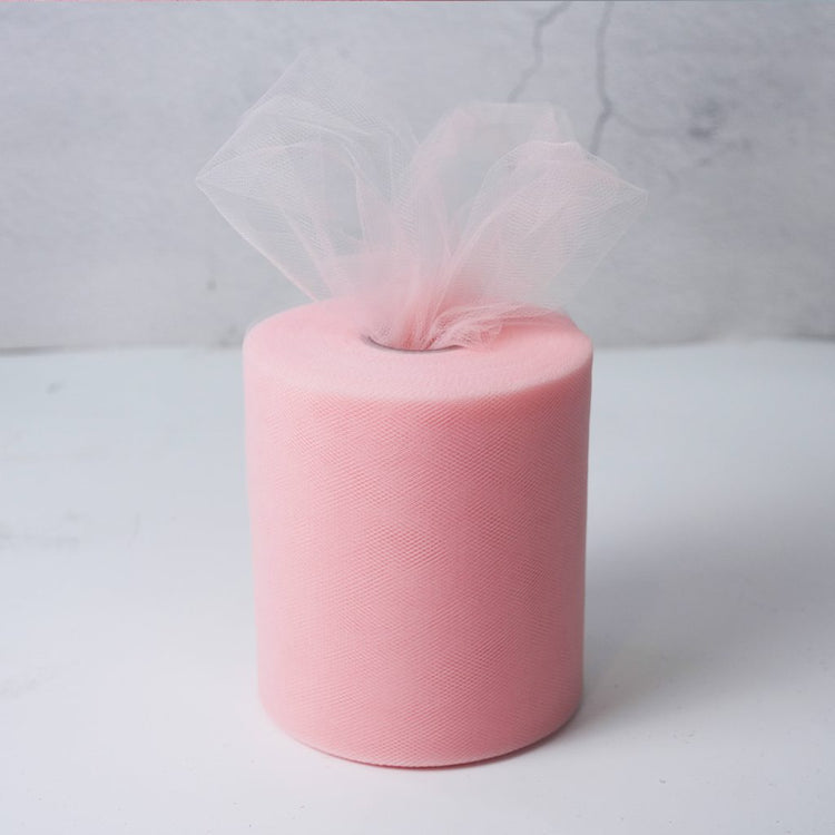 blush Tulle Fabric Roll
