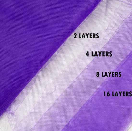 purple tulle Fabric Tulle Bolt