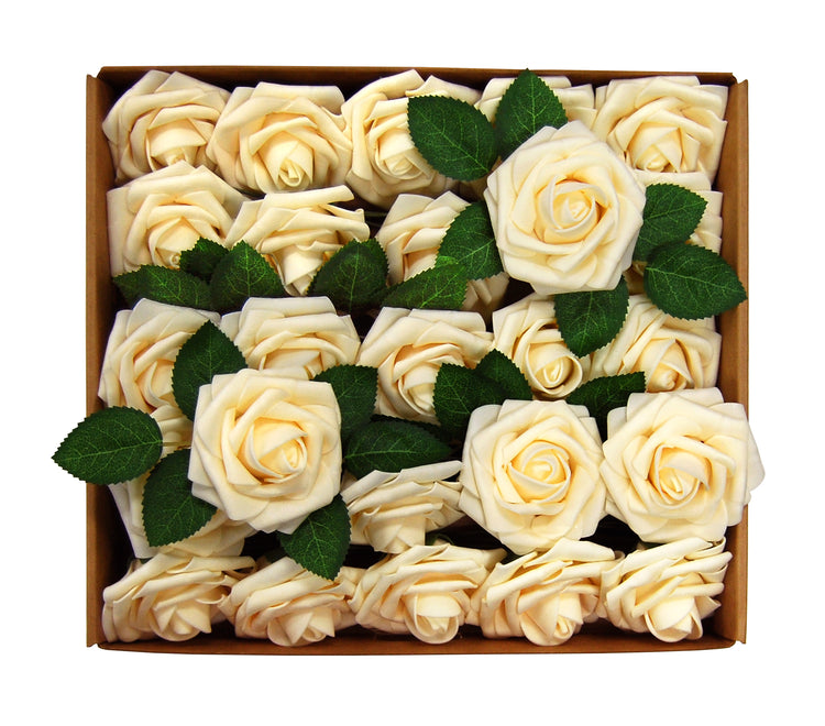 ivory Artificial foam Rose Flower
