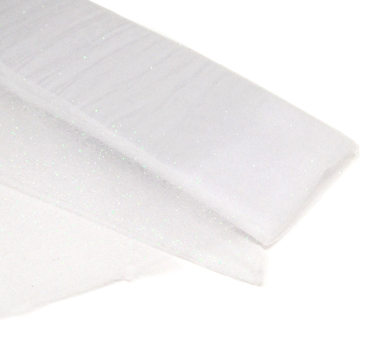 54" x 10 Yards (30 ft) Glitter Fabric Tulle Bolt for DIY Tutu Skirt, Wedding and Decoration