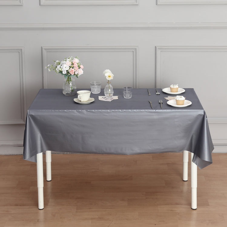 54" x 300ft Plastic Table Cover Roll with Cutter included