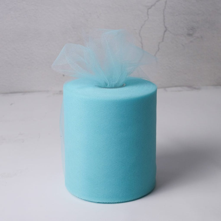light blue Tulle Fabric Roll