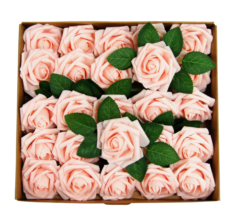 blush Artificial foam Rose Flower