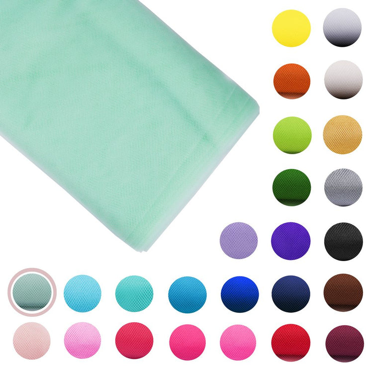 mint Fabric Tulle Bolt