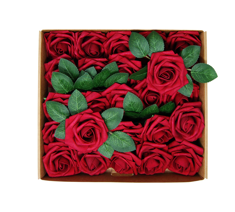 red Artificial foam Rose Flower