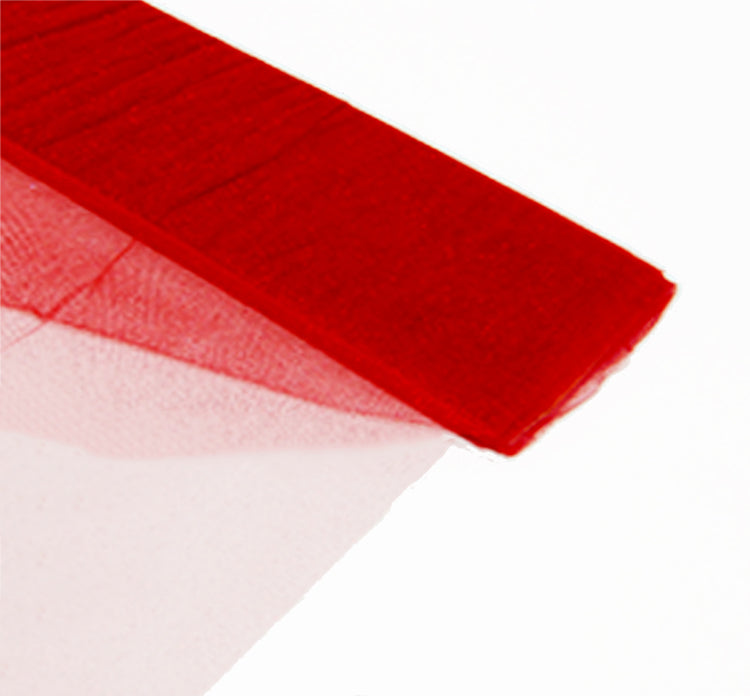 red 54" x 10 Yards (30 ft) Glitter Fabric Tulle Bolt