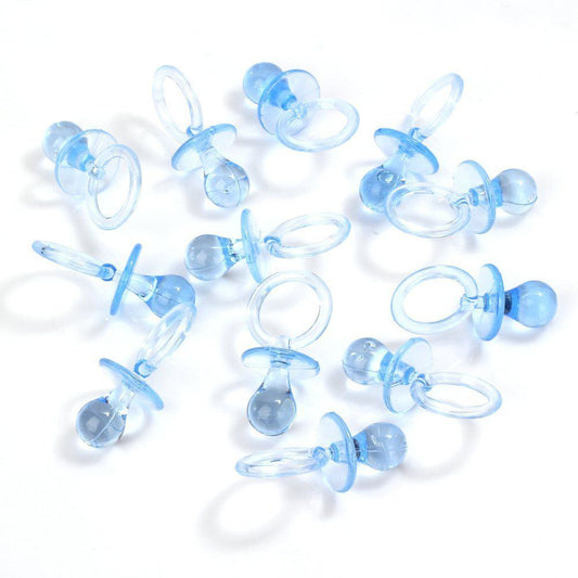 blue baby pacifier for baby showers