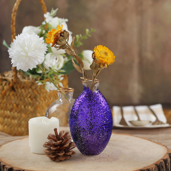 purple glitter