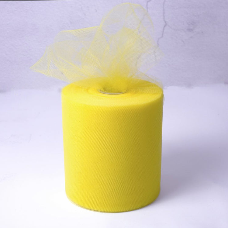yellow Tulle Fabric Roll