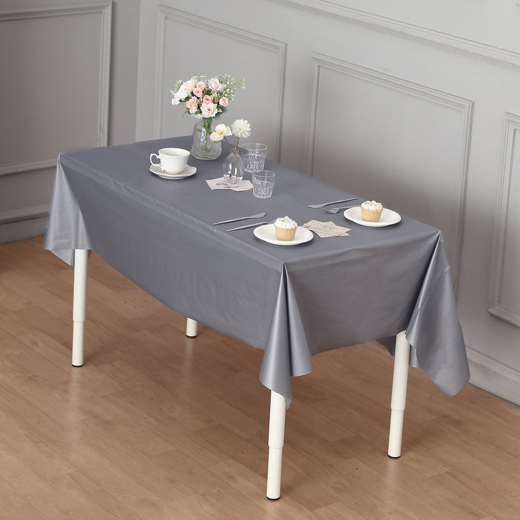 54" x 300ft Plastic Table Cover Roll with Cutter included