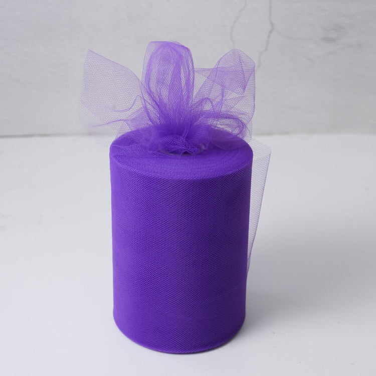 purple Tulle Fabric Roll