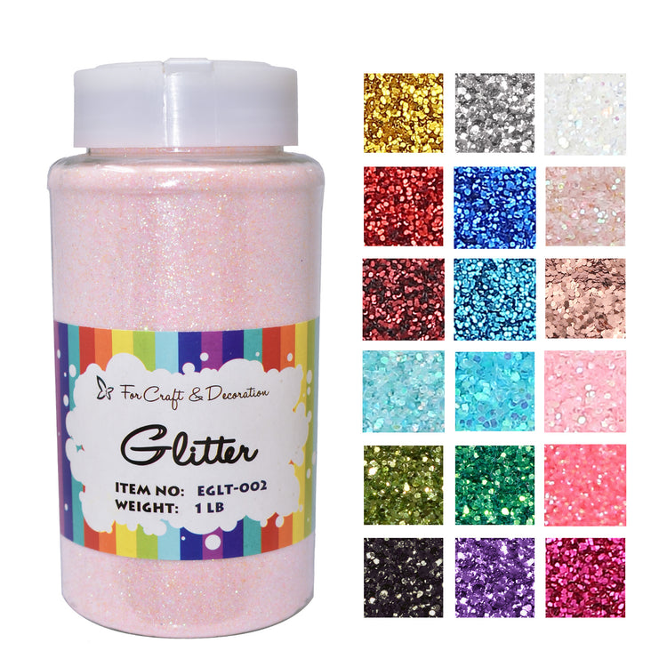fine blush glitter