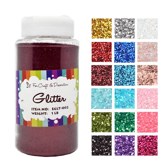 fine burgundy glitter