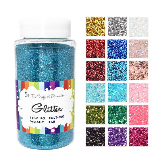 fine turquoise glitter