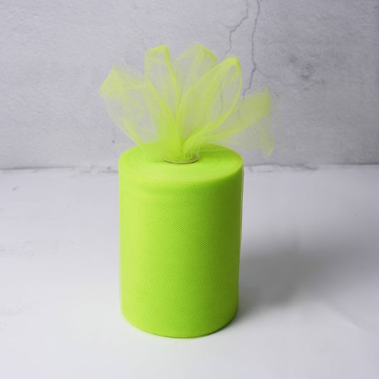 apple green Tulle Fabric Roll