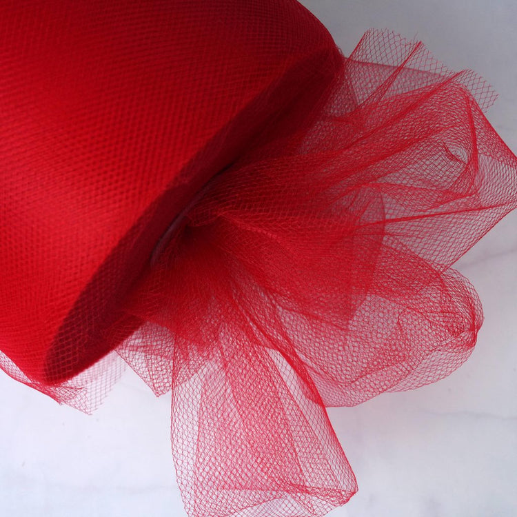 Tulle Fabric Roll 6" by 200 Yards (600 ft) Fabric Tulle Spool for DIY Tutu Bow, Wedding and Decoration. Value Pack.