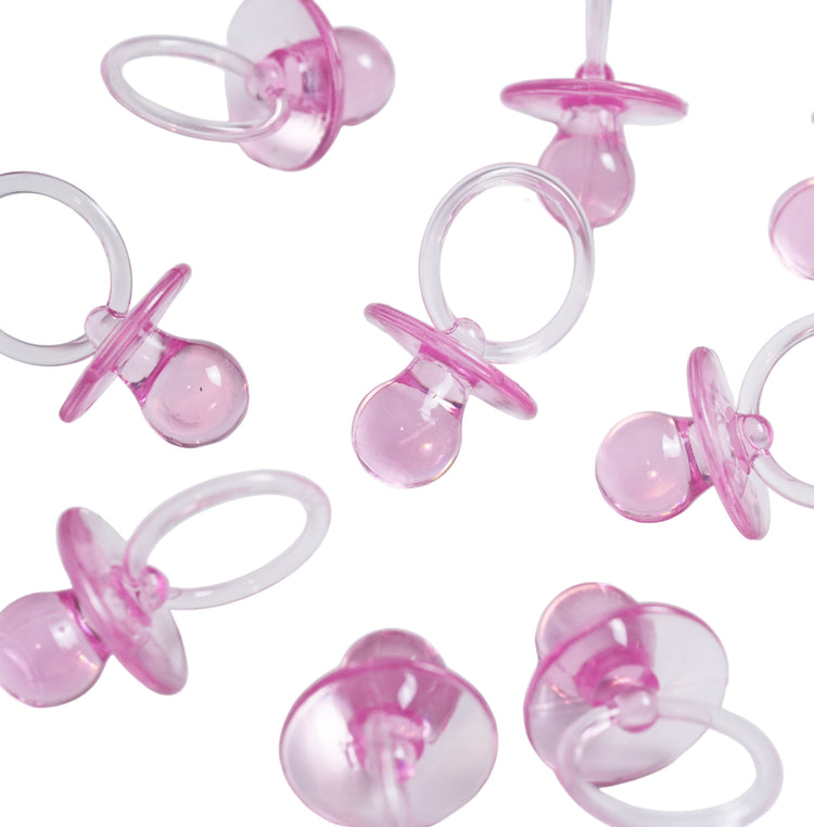 2.5" Baby Pacifier Baby Shower Favors Decoration, Set of 36