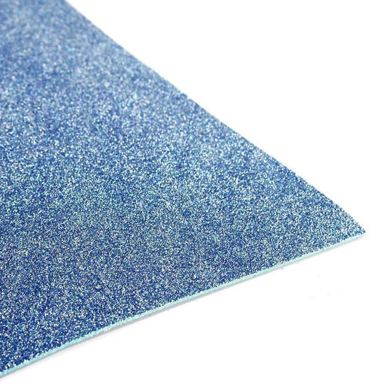 light blue glitter DIY Craft Foam Sheets