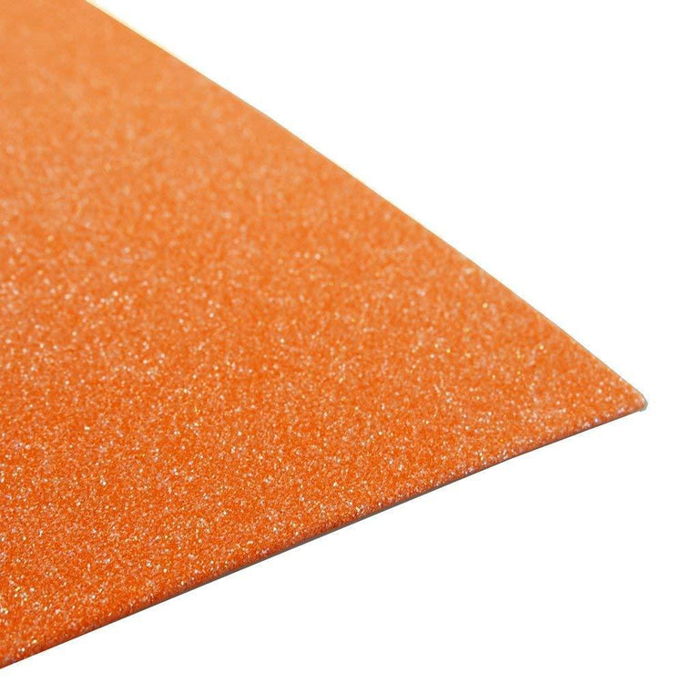 orange glitter DIY Craft Foam Sheets
