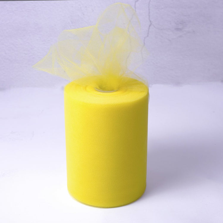 yellow Tulle Fabric Roll