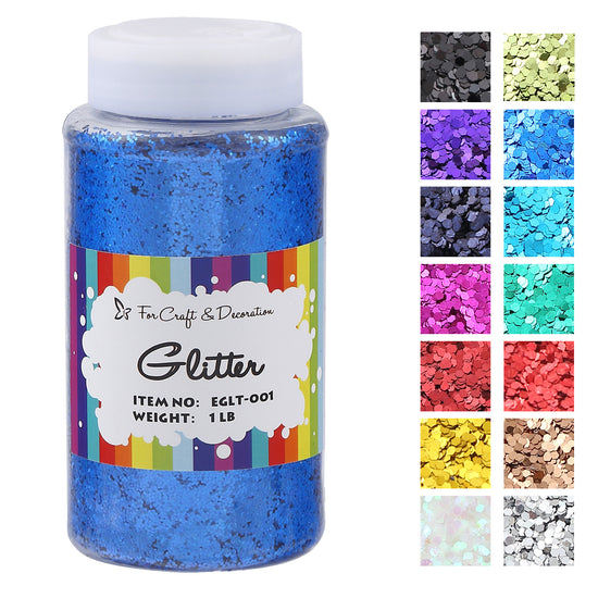 chunky royal blue glitter