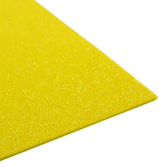 yellow glitter DIY Craft Foam Sheets