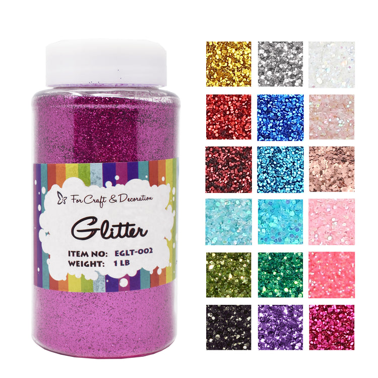 fine fuchsia glitter