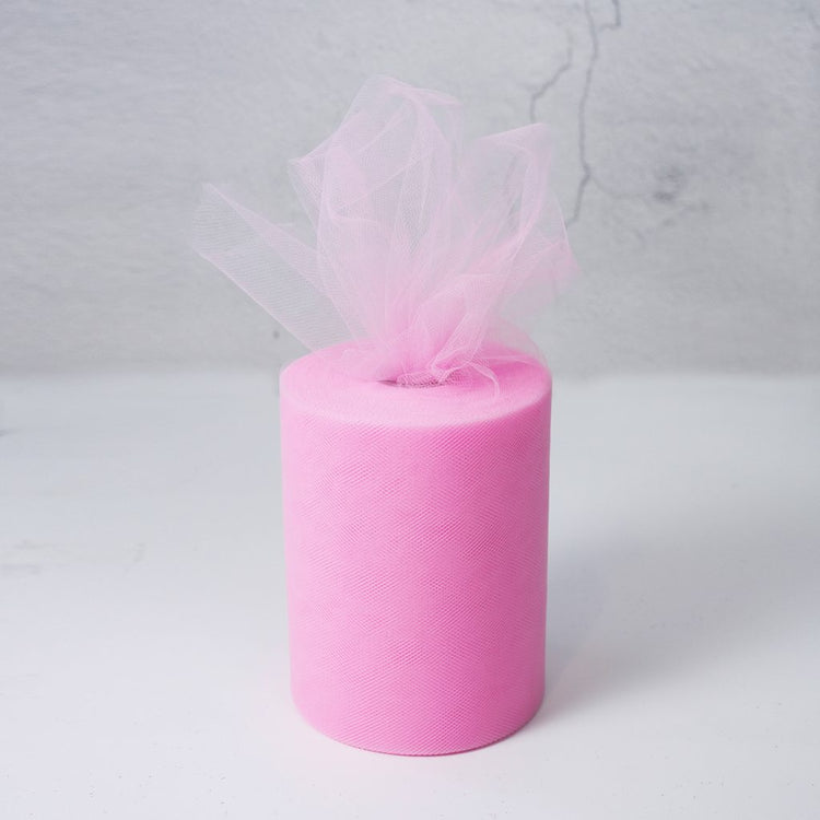 pink Tulle Fabric Roll